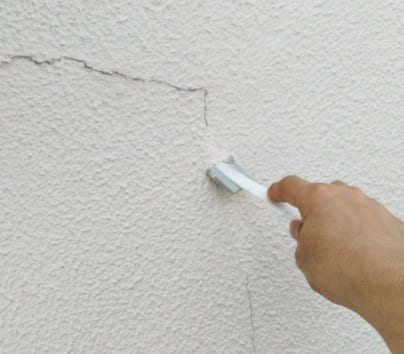 クラック擦り込み工事